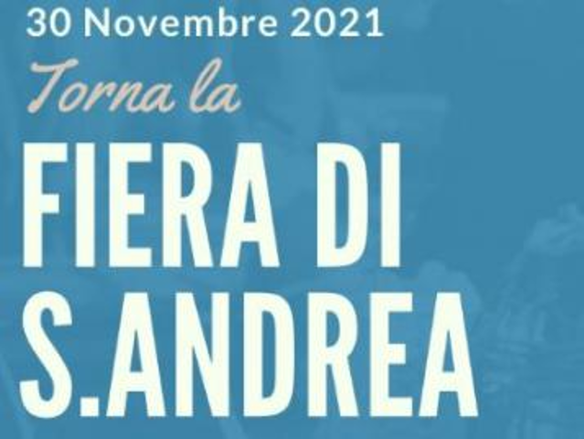 Martedì 30 Novembre torna la Fiera di S. Andrea.